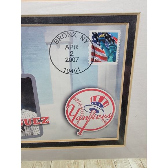Derek Jeter Damon Jeter Matsui NY Yankees 2007 USPS Issue Team Stamp-Poster - Picture 5 of 9